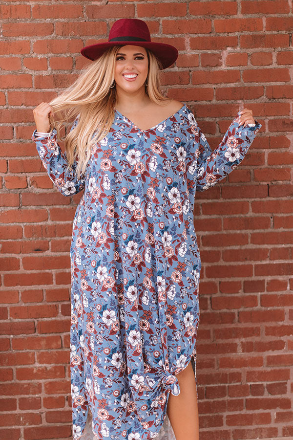 Pocket Full Of Posies Maxi In Blue Image - 2