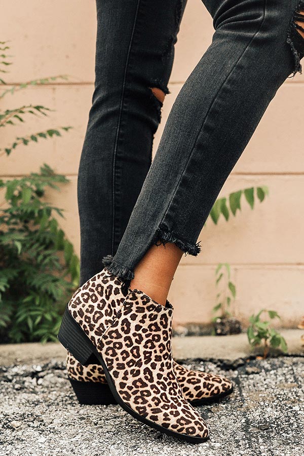 The Leighton Bootie in Leopard