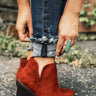 The Dylan Bootie in Rustic Wine Image - 1