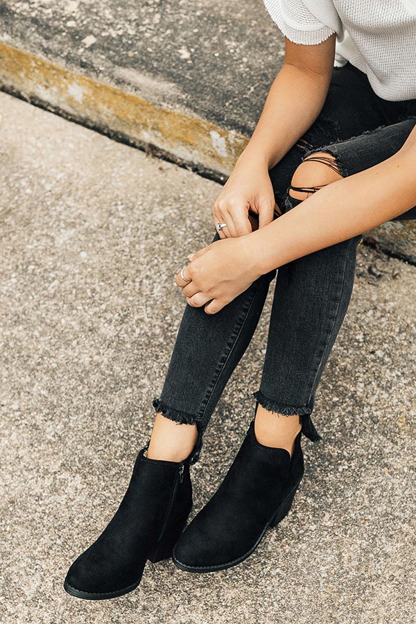 The Dylan Bootie in Black • Impressions Online Boutique
