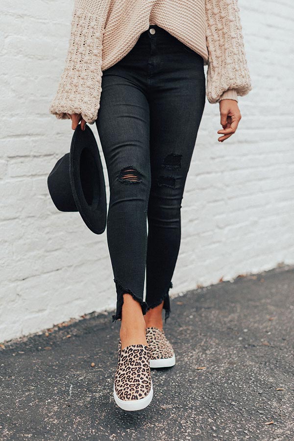 The Hadley Sneaker in Leopard Image - 1