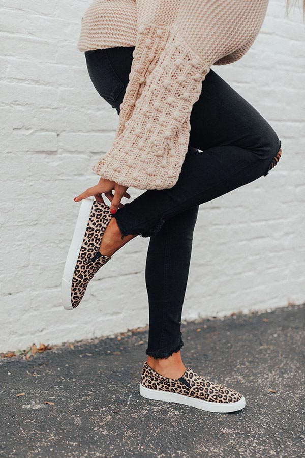 The Hadley Sneaker in Leopard Image - 2