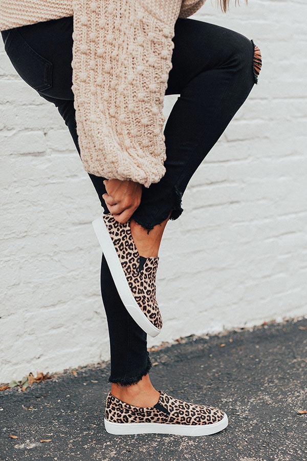 The Hadley Sneaker in Leopard Image - 4