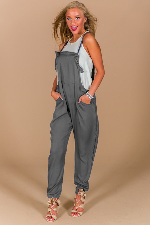 Touring Milan Jumpsuit in Slate