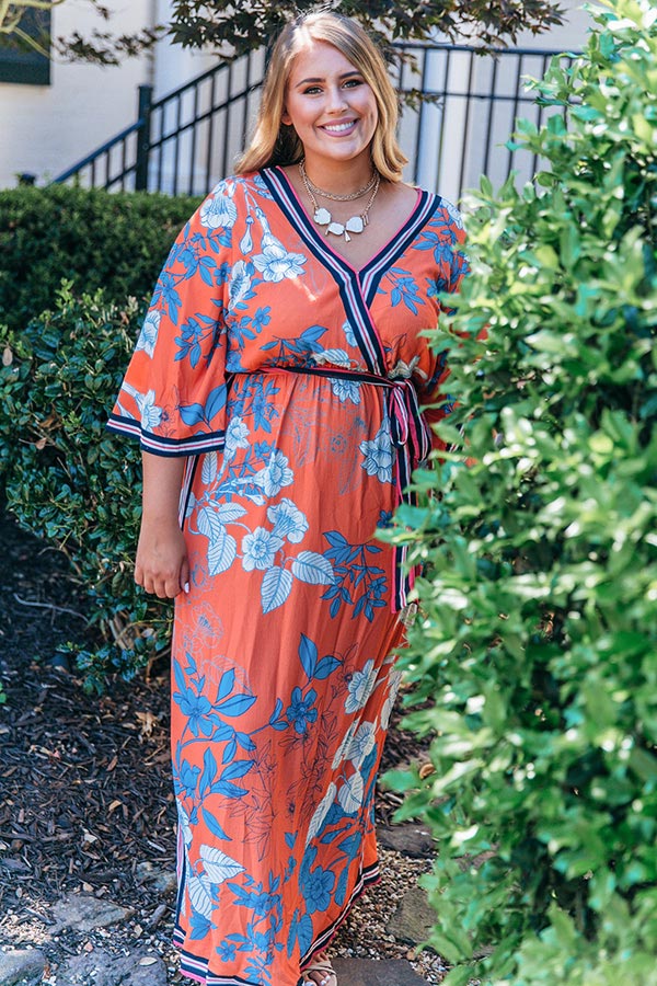 Sipping In Sorrento Maxi Dress
