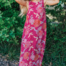 Brunching In Napa Maxi Dress in Dark Fuchsia Image - 1
