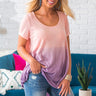 Cape Town Crush Ombre Top in Pink Image - 1