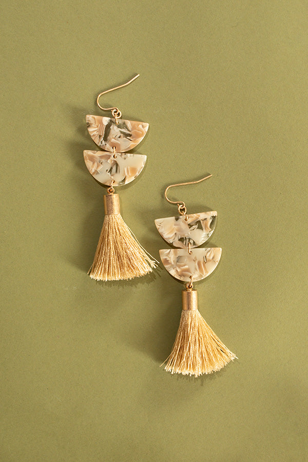 Vogue After Party Earrings In Ivory