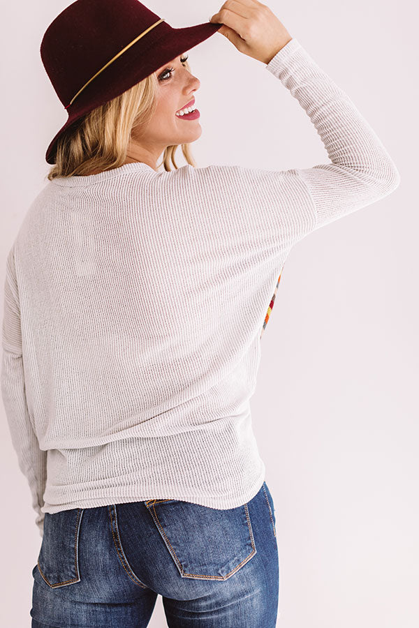 Latte Run Knotted Tee Image - 5