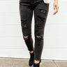 The Reagan Mid Rise Distressed Skinny Image - 1