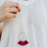 The Inner Circle Necklace In Sangria Image - 1