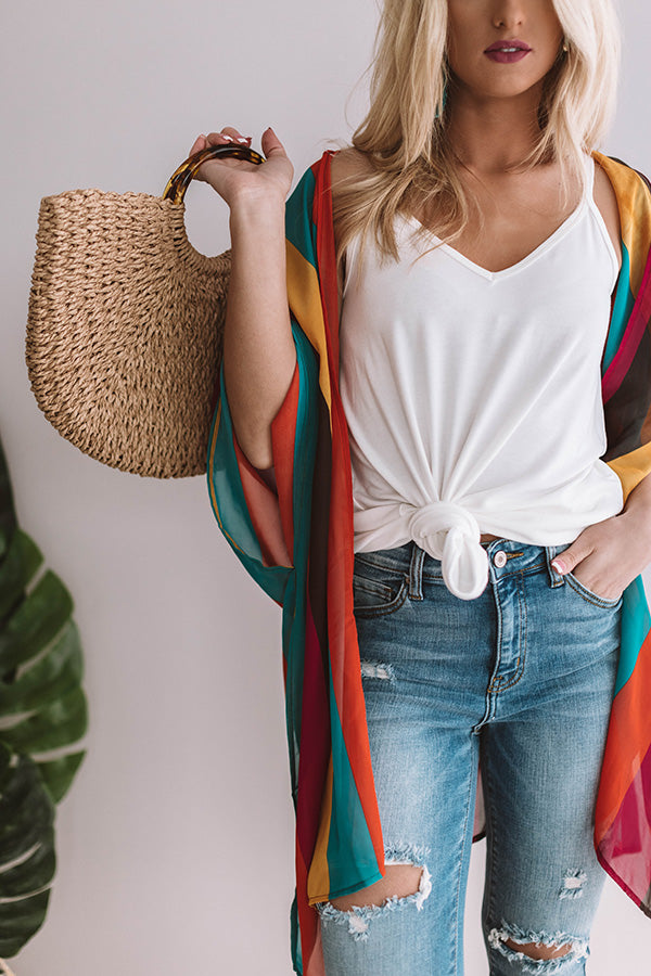 Striped Happiness Overlay Image - 2