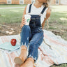 The Baylor Distressed Overalls Image - 1