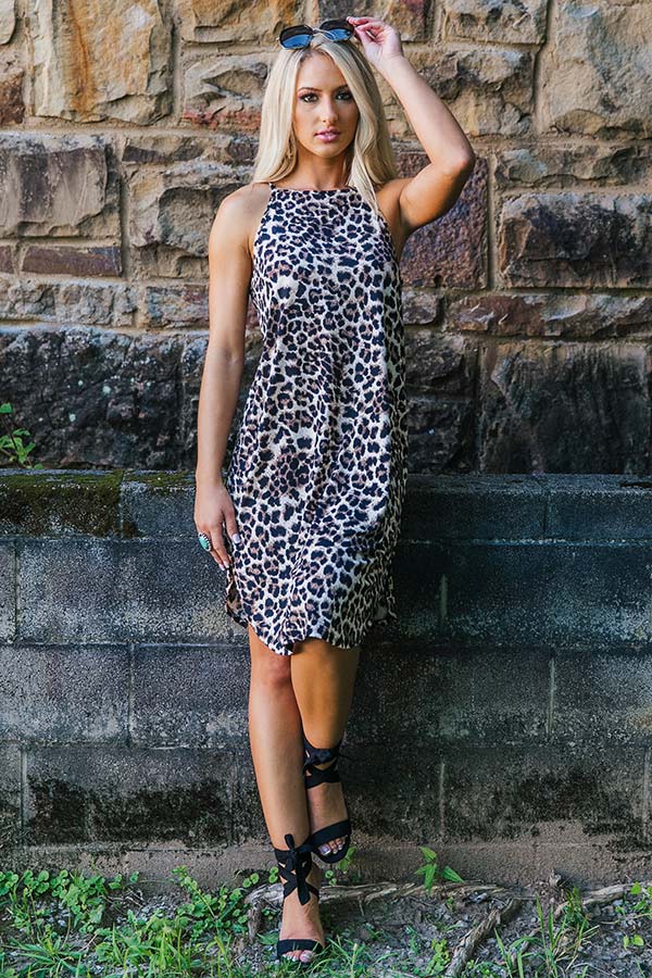 Lula Leopard Shift Dress Image - 1