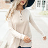 Southern Fall Shift Top in Cream Image - 1