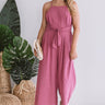 Better In Barcelona Jumpsuit in Blush Image - 1
