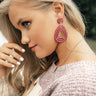 Instant Attraction Earrings In Berry Image - 1
