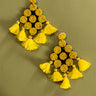 Poppin' Bottles Earrings In Yellow Image - 1