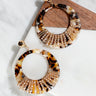 Jet Set Sparkling Tortoiseshell Earrings Image - 1