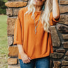 Traveling To Rome Shift Top in Pumpkin Image - 1