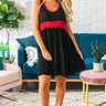 Cheers To The Weekend Babydoll Dress In Black Image - 1