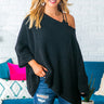Haute Chocolate Sippin' Knit Sweater in Black Image - 1
