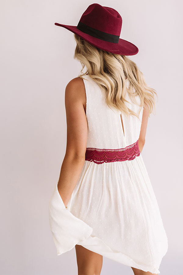 Cheers To The Weekend Babydoll Dress In Cream Image - 5