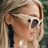 Bardot Bombshell Sunnies In Cream Image - 1