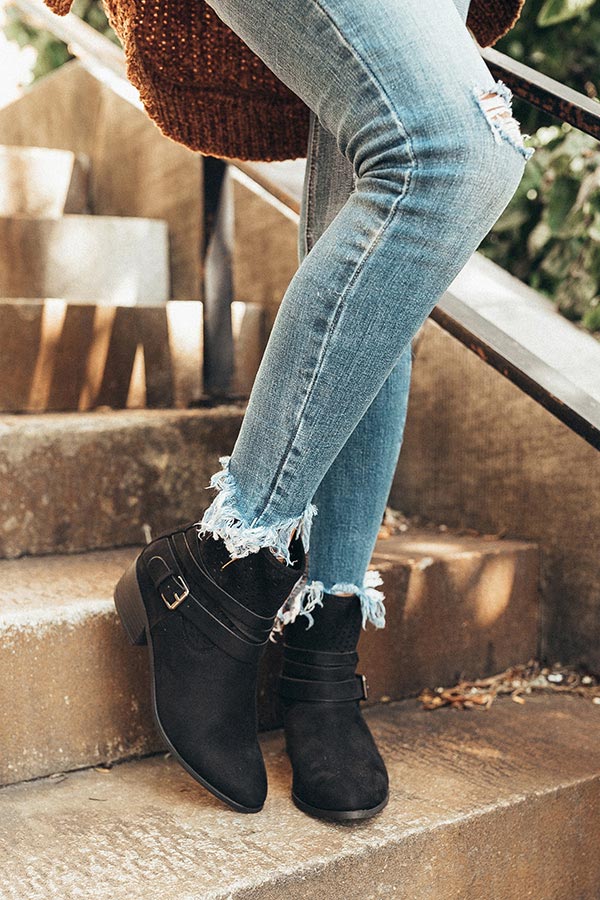 rylah leather bootie