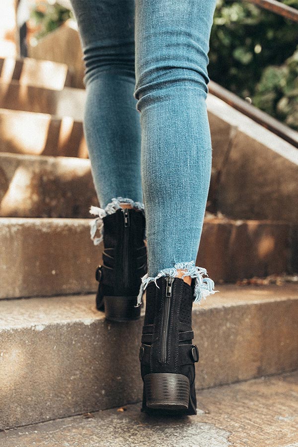 rylah leather bootie