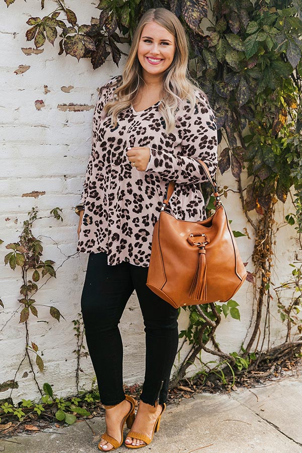 Feeling Fabulous Leopard Shift Top Curves Image - 2