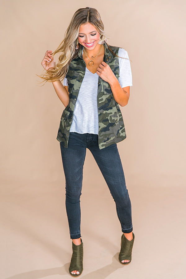 Colorado Chic Camo Vest Image - 1