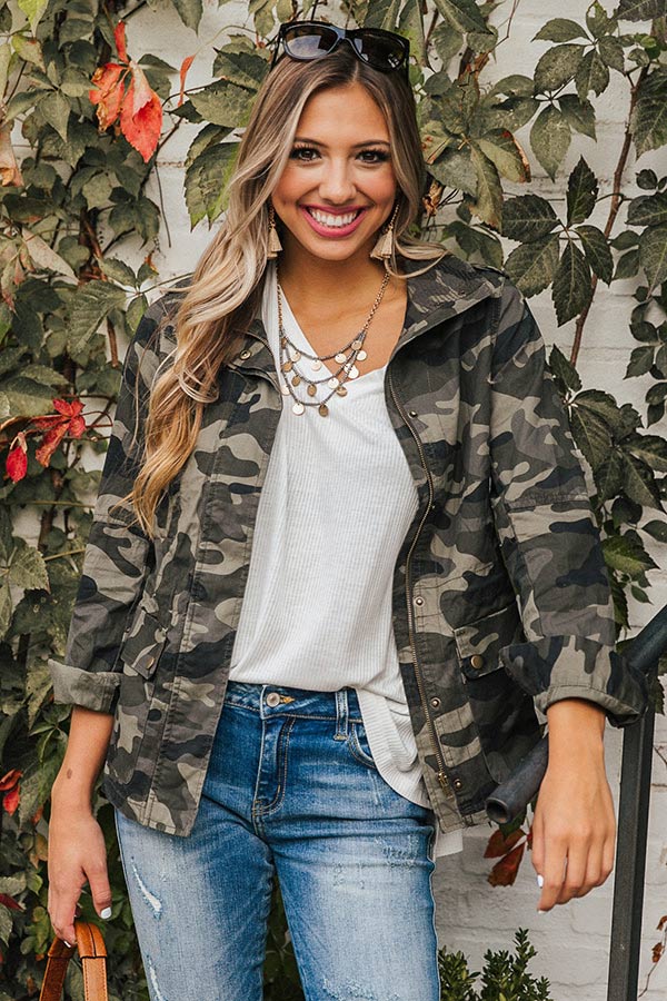 Colorado Chic Lightweight Camo Jacket Image - 1