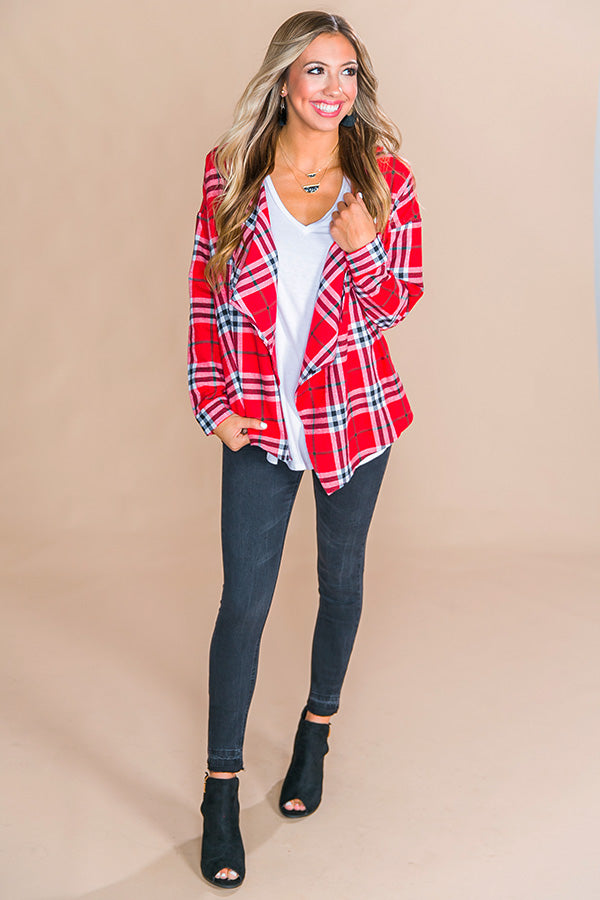 Warm Welcome Flannel Cardigan Image - 2