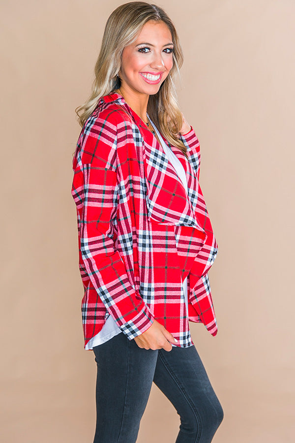 Warm Welcome Flannel Cardigan Image - 3