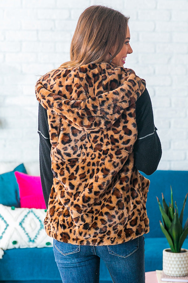 Times Square Ultra Soft Leopard Vest • Impressions Online Boutique