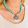 First Class Everything Beaded Necklace In Turquoise Image - 1