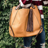 Brooklyn Brunch Tassel Bag In Brown Image - 1