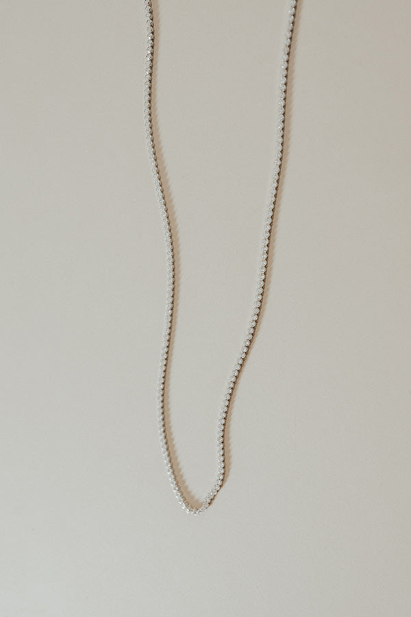 Backstage Bound Necklace In Silver