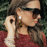 VIP After Party Earrings In Tortoiseshell Image - 1