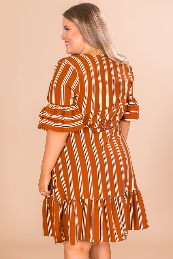 Monte Carlo Crush Wrap Dress Curves Image - 4