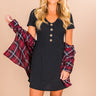Twirls and Kisses Dress in Black Image - 1