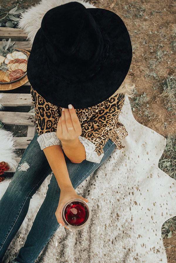 Blame It On My Roots Hat in Black Image - 2