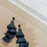 Vineyard Vibes Tassel Earrings in Navy Image - 1