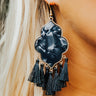 Completely Mesmerized Earrings In Black Image - 1