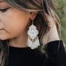 Completely Mesmerized Earrings In Ivory Image - 1