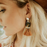 Totally Tortoise Tassel Earrings Image - 1