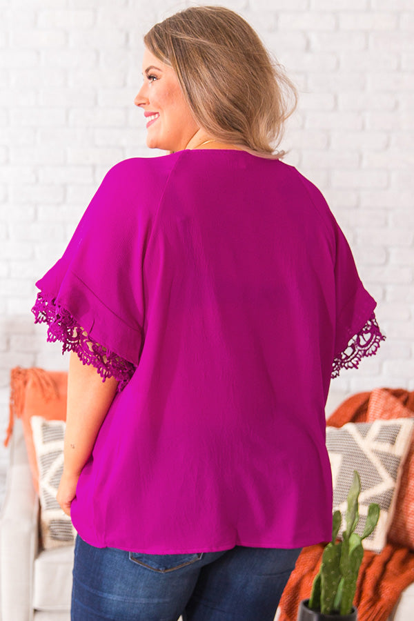 Makin' A Statement Shift Top in Orchid Curves Image - 4