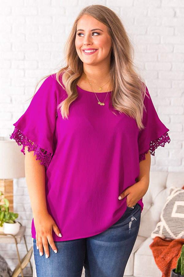 Makin' A Statement Shift Top in Orchid Curves Image - 2
