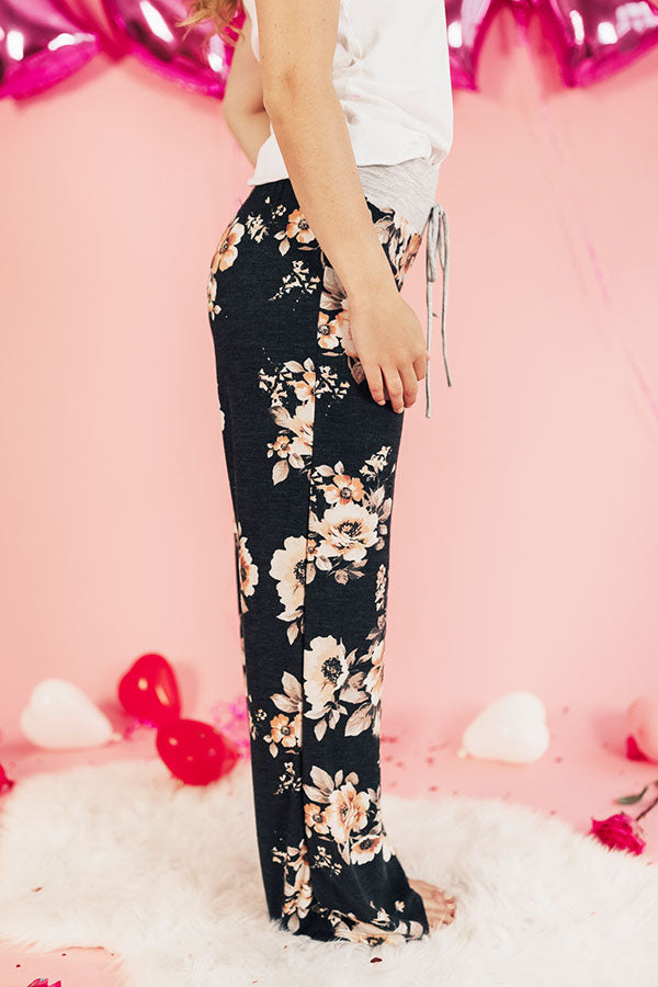 Cocoa and Chill Floral Pants Image - 4